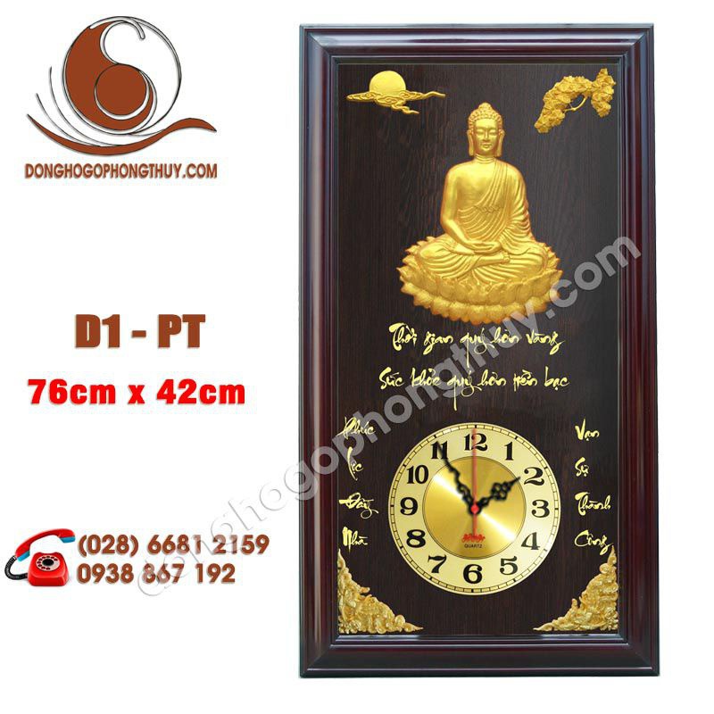 Đồng hồ phật giáo Phật Thích Ca