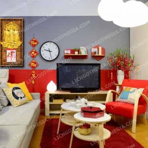 Bìa lịch gỗ phong thủy treo tường