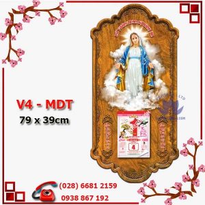 LỊCH GỖ THIÊN CHÚA ĐỨC MẸ BAN PHƯỚC