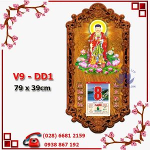 LỊCH GỖ PHẬT GIÁO A DI ĐÀ PHẬT
