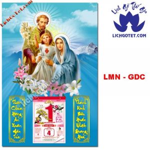 LỊCH TẾT QUẢNG CÁO LAMINATE CÔNG GIÁO 2020