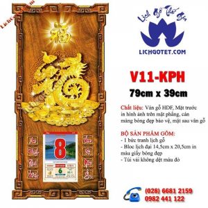 Lịch Gỗ Tết 2021 Kim Phước