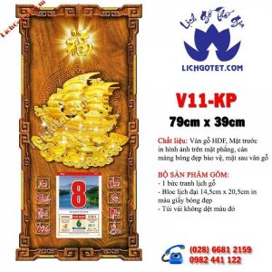 Lịch Tết Phong Thủy 2021 Thuyền Vàng